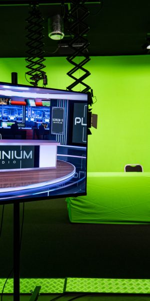 Plan filmowy z studia green screen