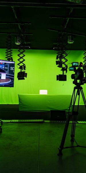 Zaplecze studia green screen